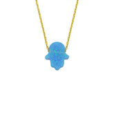 Fatimas Hand Opalkette