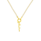 Pearl Chain Signatur Namenskette