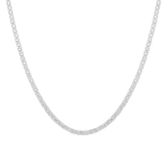 925 SILBER BISMARCK HALSKETTE - Juwelinsel