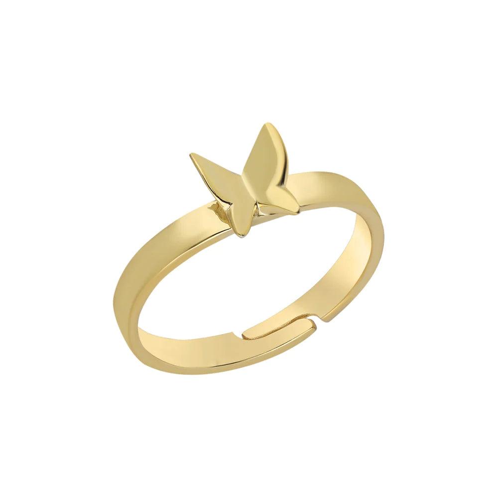 Basic Schmetterling Ring - Juwelinsel
