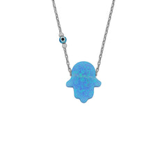 Fatimas Hand Opalkette mit Nazar